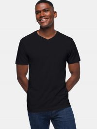 Herren V-Shirt  Schwarz